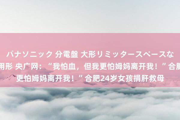 パナソニック 分電盤 大形リミッタースペースなし 露出・半埋込両用形 央广网：“我怕血，但我更怕姆妈离开我！”合肥24岁女孩捐肝救母