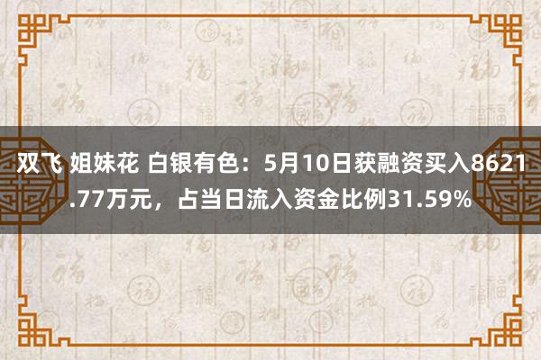 双飞 姐妹花 白银有色：5月10日获融资买入8621.77万元，占当日流入资金比例31.59%